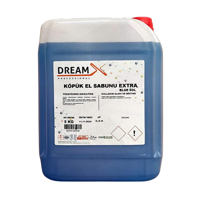 Dreamx Köpük El Sabunu Extra Blue Sol 5 kg